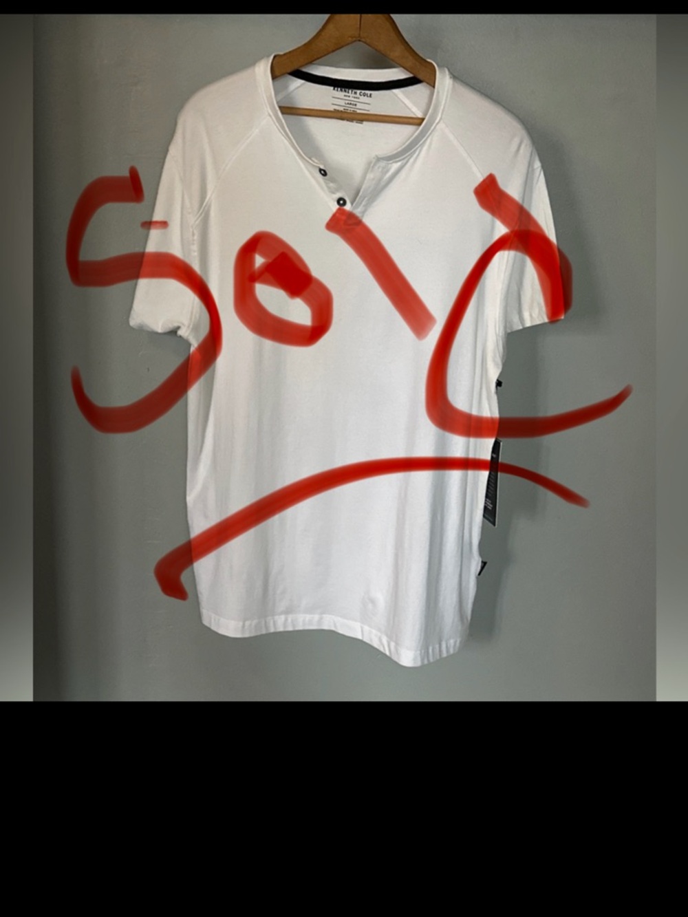 NWT Kenneth Cole New York ..White, Short Sleeve Shirt, Size Large